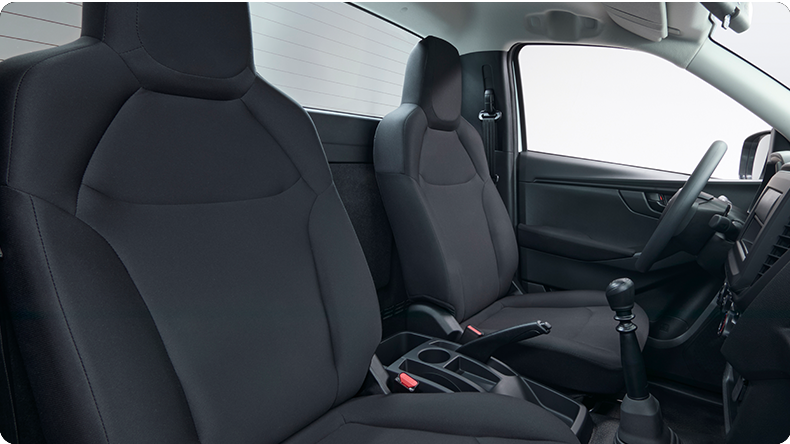 Asiento tapizado en piel